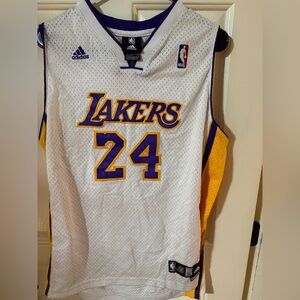 Adidas Lakers Jersey - White, Purple, and Yellow